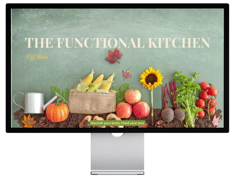 The Functional Kitchen Mockup